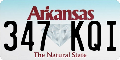 AR license plate 347KQI