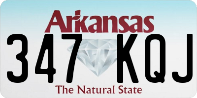AR license plate 347KQJ