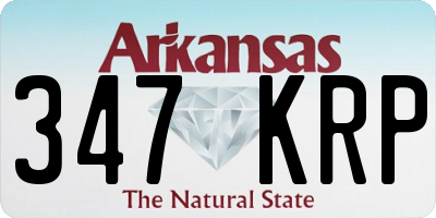 AR license plate 347KRP