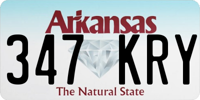AR license plate 347KRY
