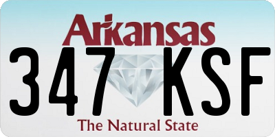 AR license plate 347KSF