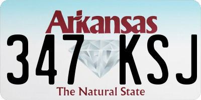 AR license plate 347KSJ
