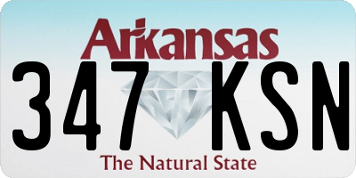 AR license plate 347KSN