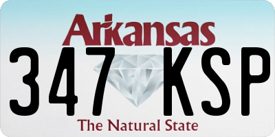 AR license plate 347KSP