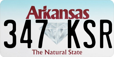 AR license plate 347KSR