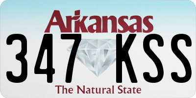 AR license plate 347KSS