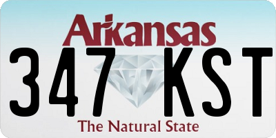AR license plate 347KST