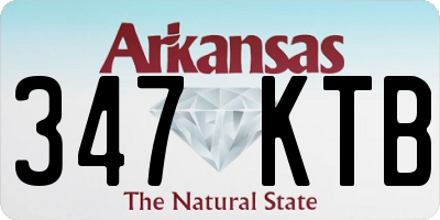 AR license plate 347KTB