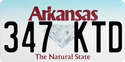 AR license plate 347KTD