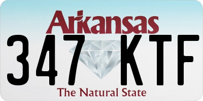 AR license plate 347KTF