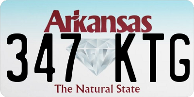 AR license plate 347KTG