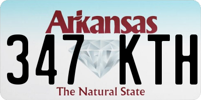 AR license plate 347KTH