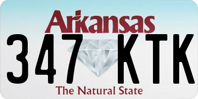 AR license plate 347KTK