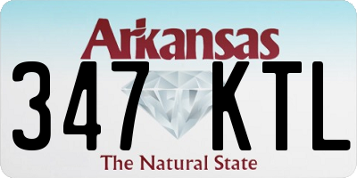 AR license plate 347KTL