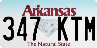 AR license plate 347KTM