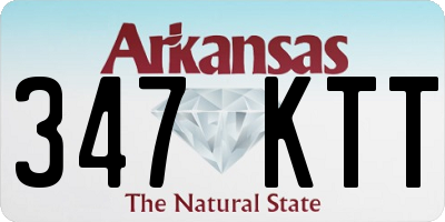 AR license plate 347KTT