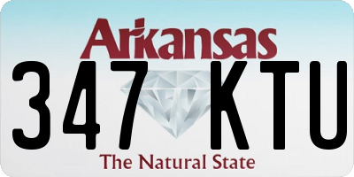 AR license plate 347KTU