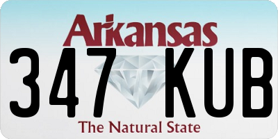 AR license plate 347KUB
