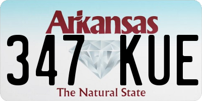 AR license plate 347KUE