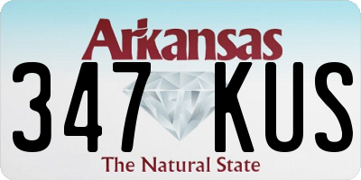 AR license plate 347KUS