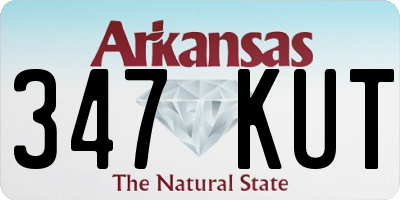 AR license plate 347KUT