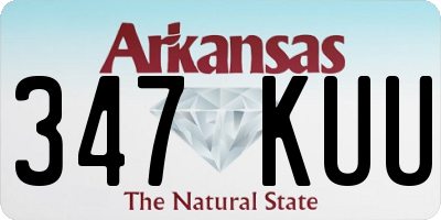 AR license plate 347KUU