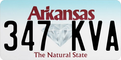 AR license plate 347KVA