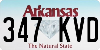 AR license plate 347KVD
