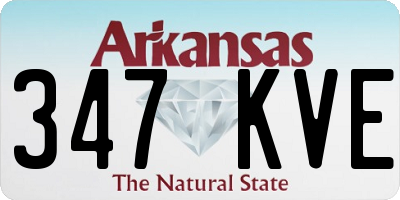 AR license plate 347KVE