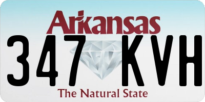 AR license plate 347KVH