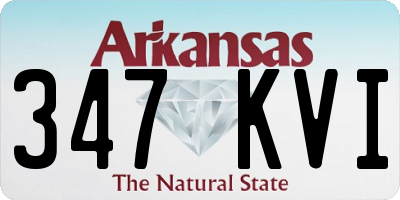 AR license plate 347KVI
