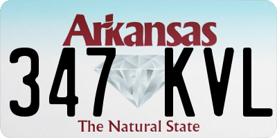 AR license plate 347KVL