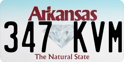 AR license plate 347KVM