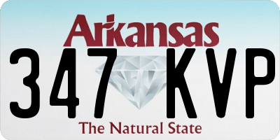 AR license plate 347KVP