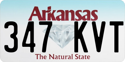 AR license plate 347KVT