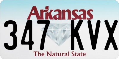 AR license plate 347KVX