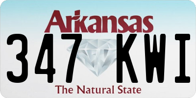 AR license plate 347KWI