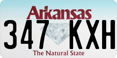 AR license plate 347KXH