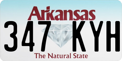 AR license plate 347KYH