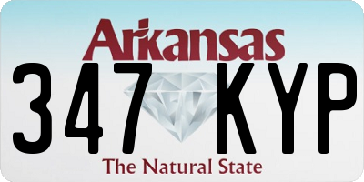AR license plate 347KYP