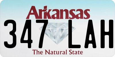 AR license plate 347LAH