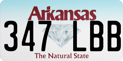 AR license plate 347LBB