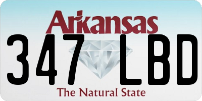AR license plate 347LBD