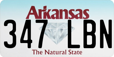 AR license plate 347LBN