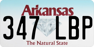 AR license plate 347LBP