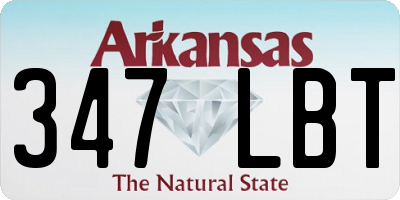 AR license plate 347LBT