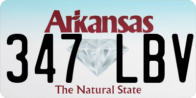 AR license plate 347LBV