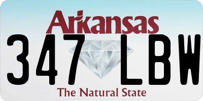 AR license plate 347LBW