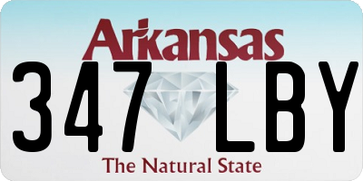 AR license plate 347LBY