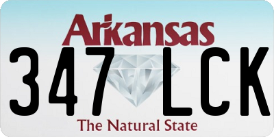 AR license plate 347LCK